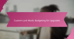 Custom Lock Mods: Budgeting for Upgrades