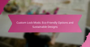Custom Lock Mods: Eco-Friendly Options and Sustainable Designs
